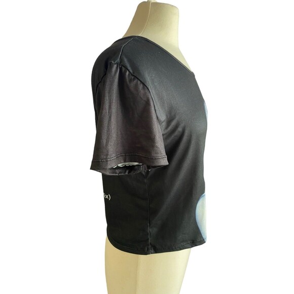 Britney Spears Pajama Crop Top Black Size M - Picture 3 of 5